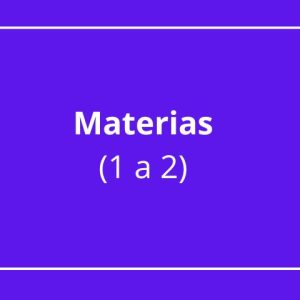 Certificado Materia