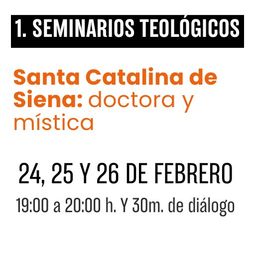 1. Seminario Online: Santa Catalina de Siena